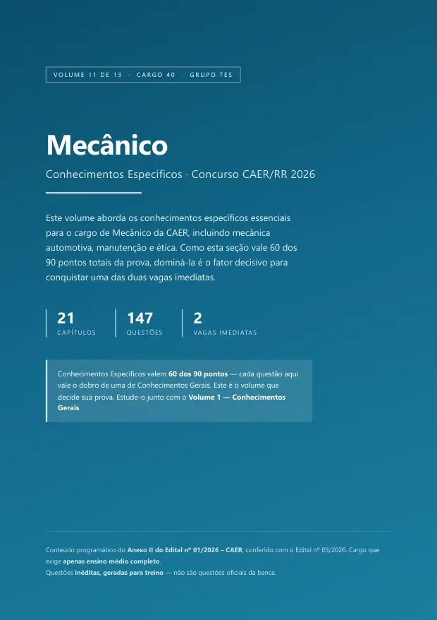 Capa do Volume 11 — Mecânico
